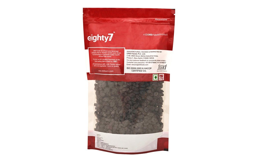 Eighty7 Black Raisins    Pack  250 grams